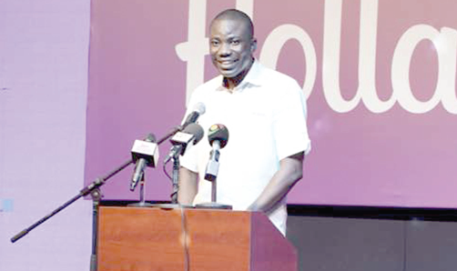  Mr Iddrisu Nasiru speaking at the launch in Accra on July 3