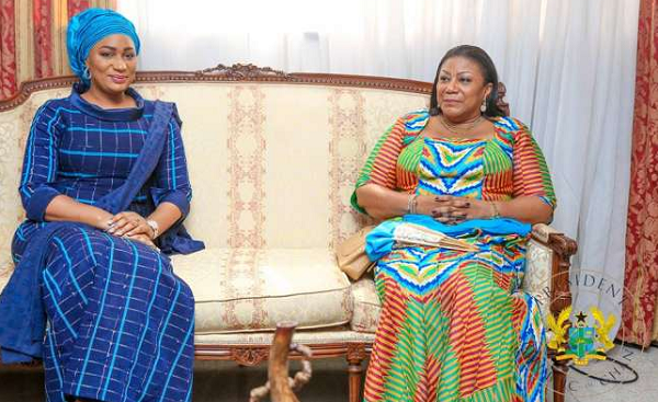 The First and Second Lady of Ghana 