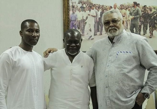 JJ Rawlings sings Happy Birthday to Azumah Nelson