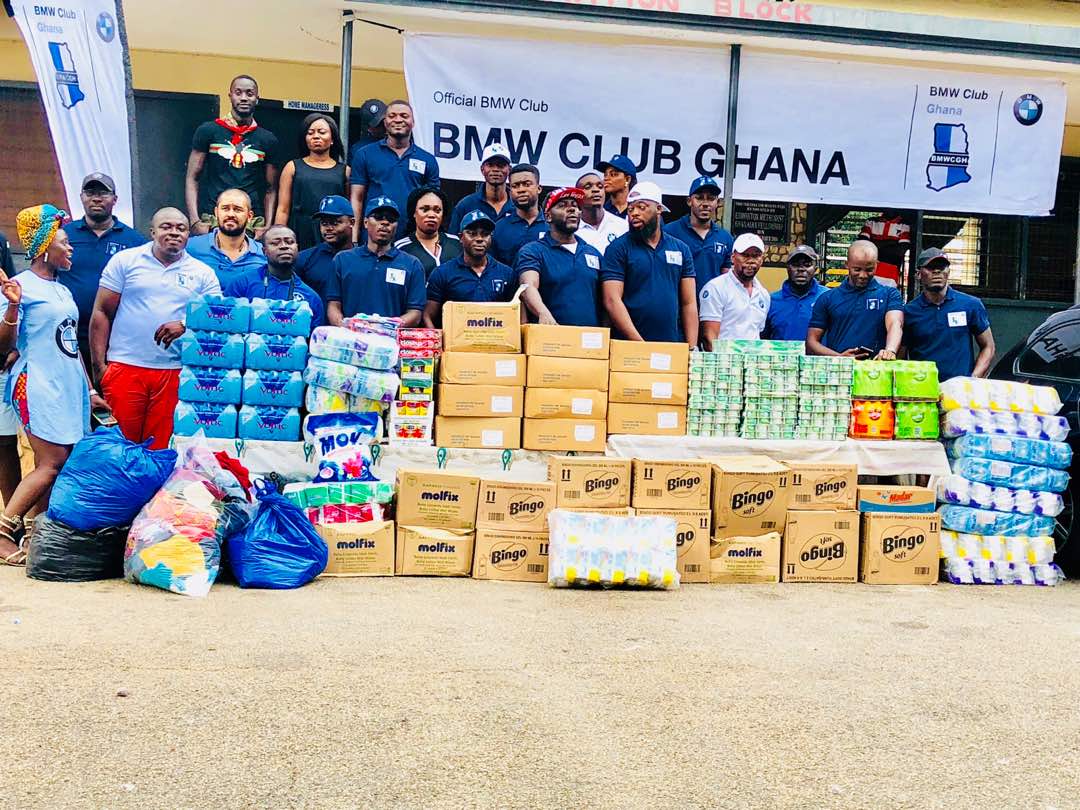 BMW Club Ghana delivers hope and supports accident-free roads