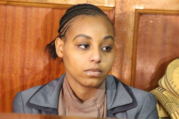 Ruth Wanjiku Kamande in court. She was sentenced to death for the murder of her boyfriend.