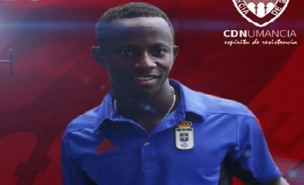 Yaw Yeboah completes transfer to Numancia