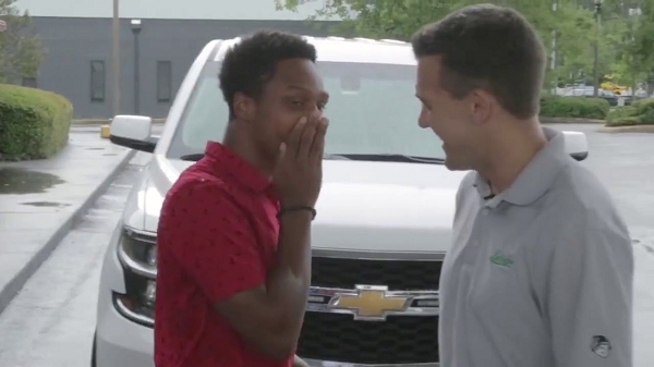 Young man walked miles for first day of work, gets car from CEO