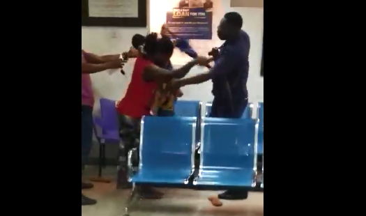 Police man assaults woman at Midland Savings and Loans Shiashe branch (VIDEO)