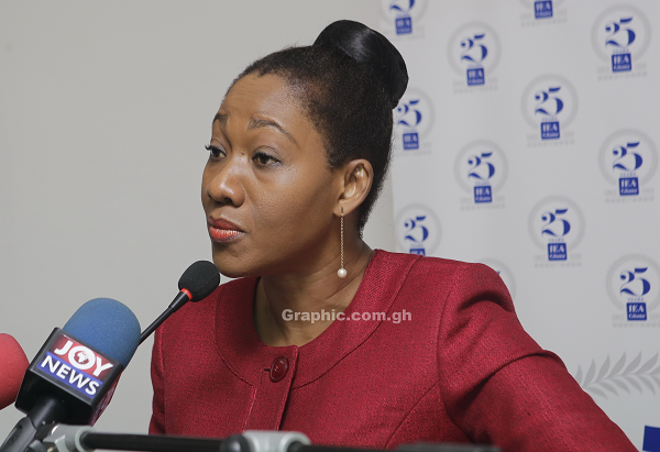New Chairperson of the Electoral Commission (EC), Mrs Jean Adukwei Mensa