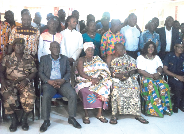 Mrs Olivia Boateng (Seated 2nd right) with a section of the participants after the conference.