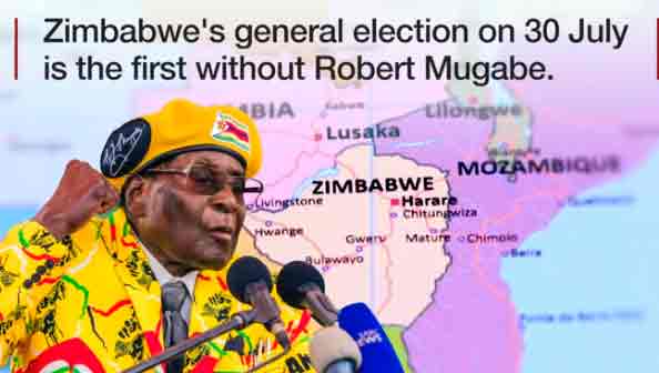 Zimbabwe election: First vote without Mugabe