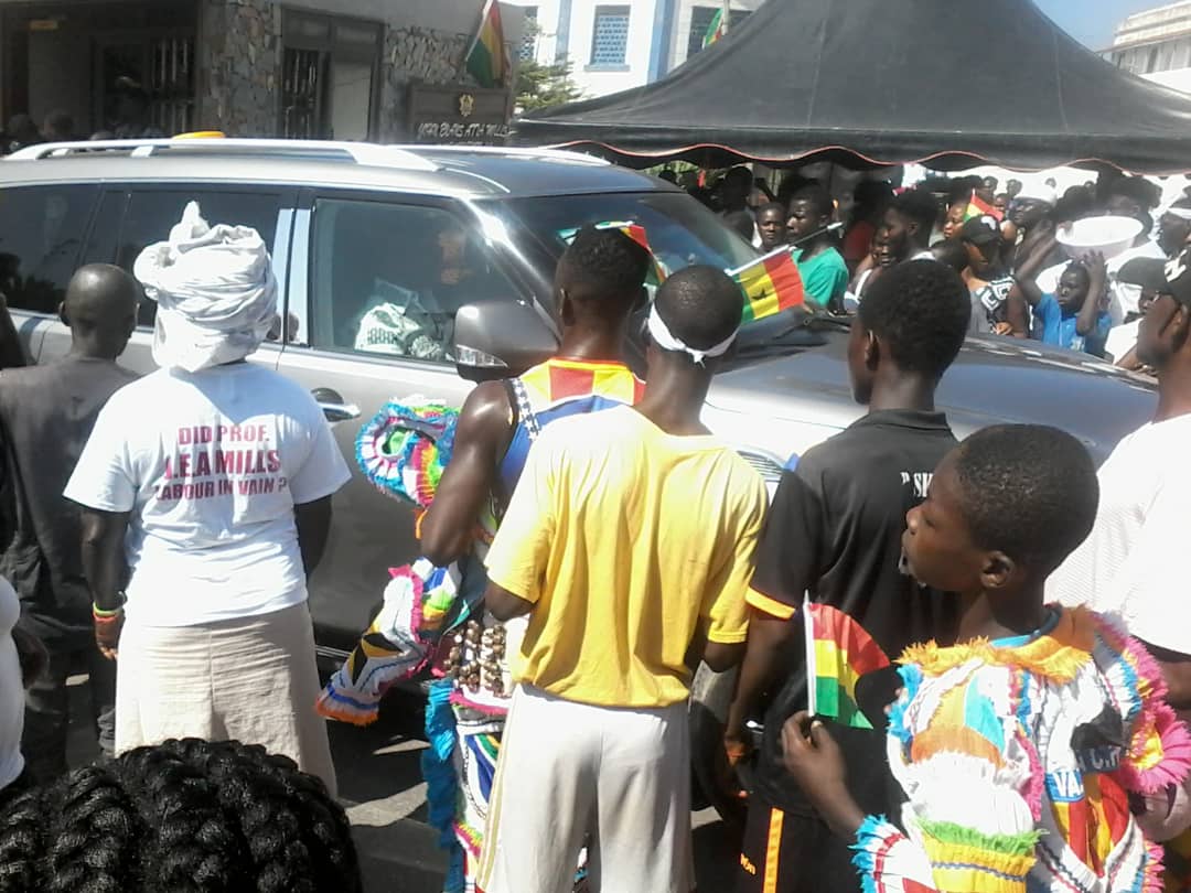 Youth hoot at NDC gurus for failing to re-open Atta Mills library