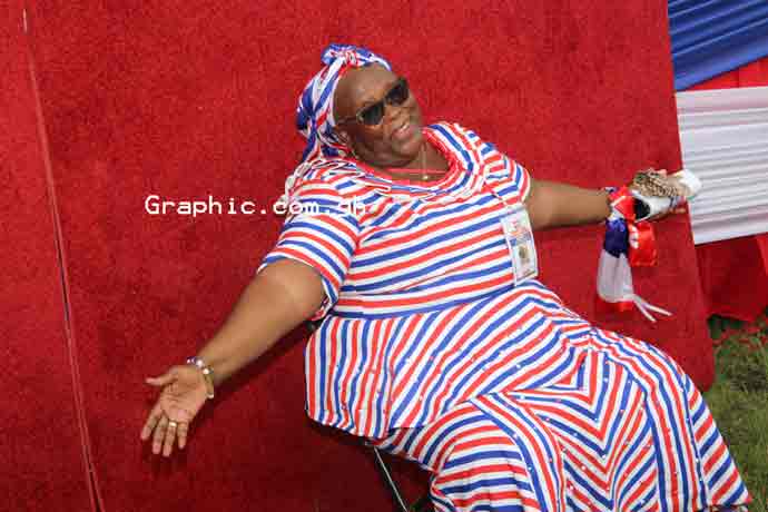 Hajia Fati. This was taken at the recent NPP conference in Koforidua