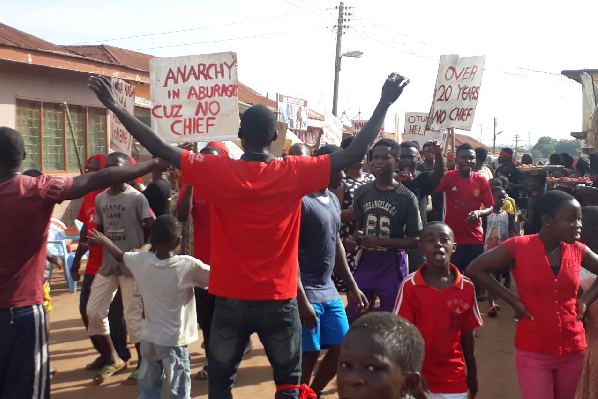 Some of the demonstrators 