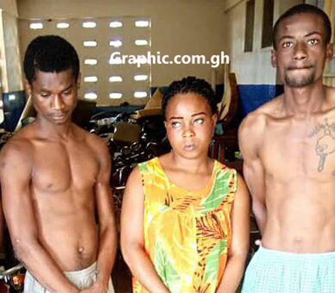 Nkawie court remands 5 suspected robbers including woman and two teenagers 