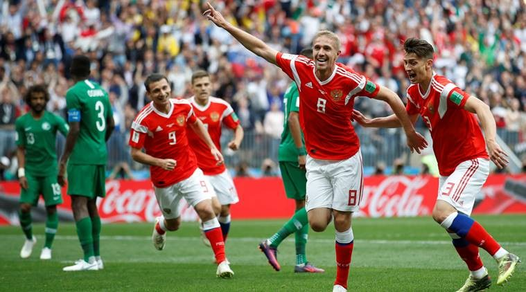 Spain, Portugal to light up tourney (Library photo: Russia vrs Saudi Arabia)