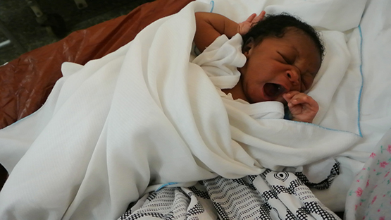 Umbilical cord care in newborns, GHS receives medication