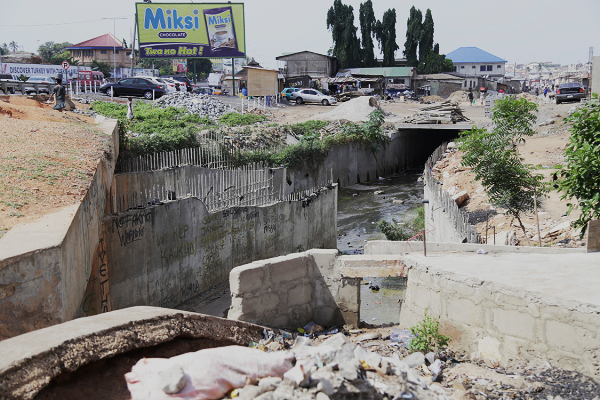 Part of the abandoned drain, Nima - Maamobi
