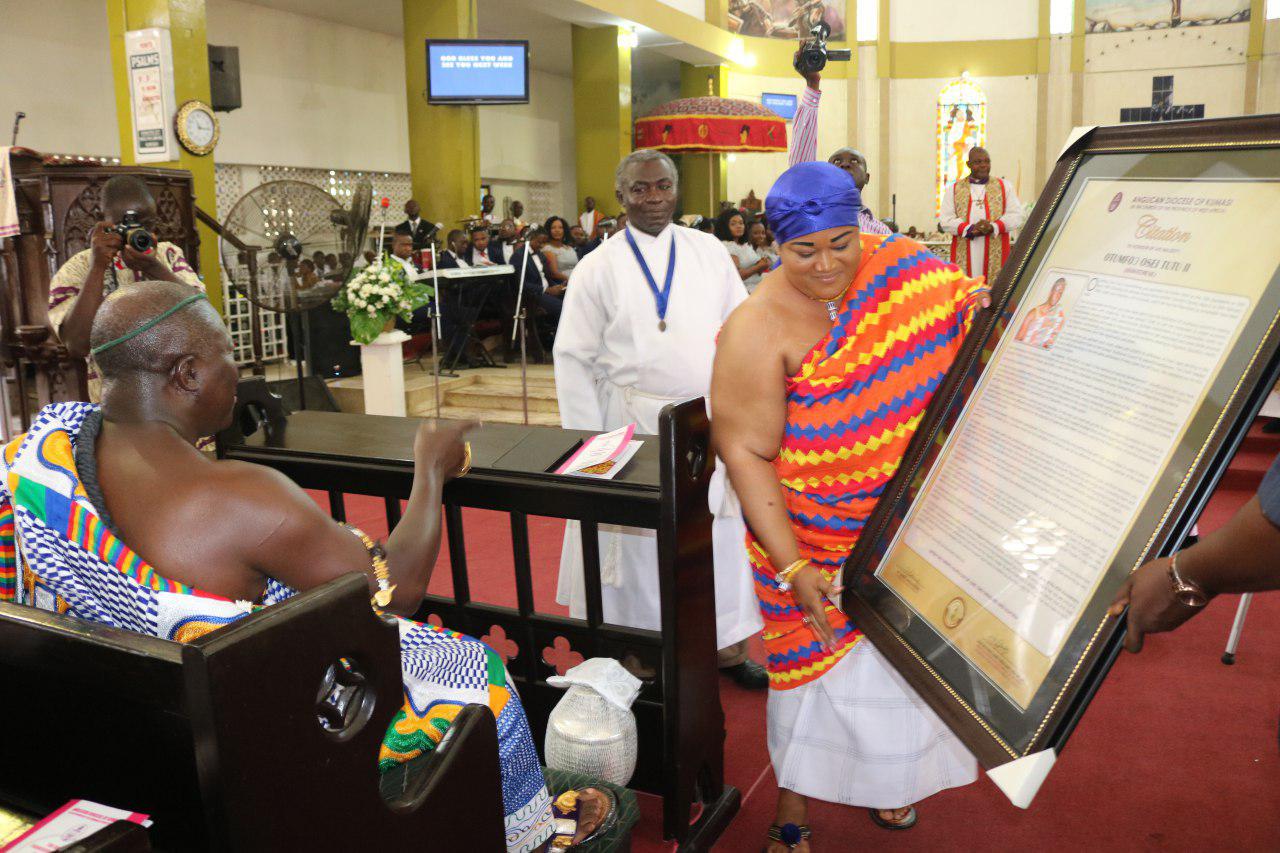 Anglican church honours President Akufo-Addo, Asantehene and others