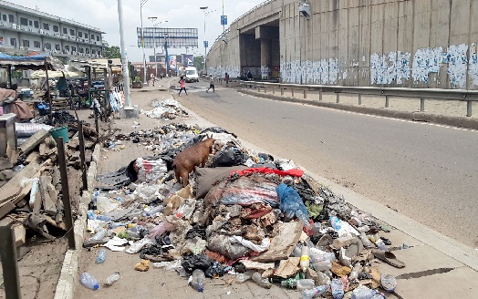 Garbage uncleared after June 18 Accra floods