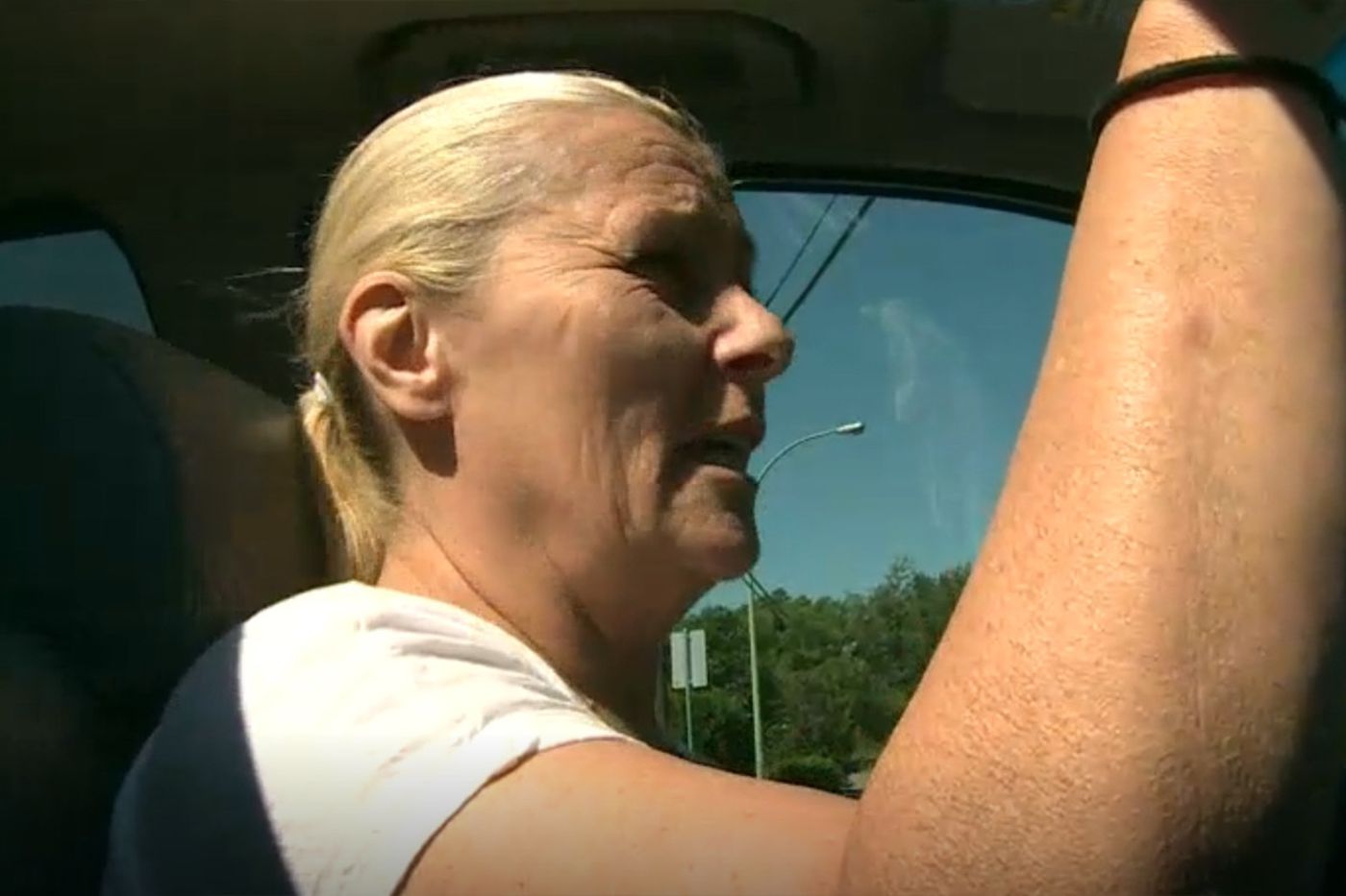 Susan Allen claims she was hit by human feces that came from a plane in Kelowna, British Columbia. Credit: Globalnews.ca (Globalnews.ca)