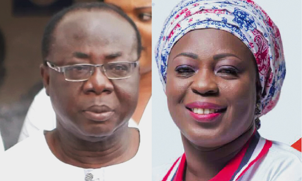 Mr Freddie Blay and Ms Joyce Konokie Zampare