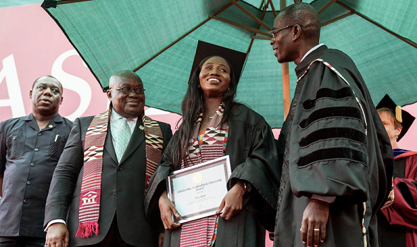 Former Kayayo overcomes odds; honored with Ashesi Presidential Award