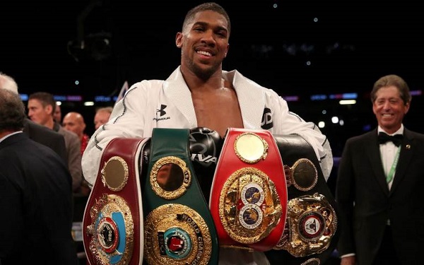 Watch how Anthony Joshua outpointed Joseph Parker to annex the WBO world title