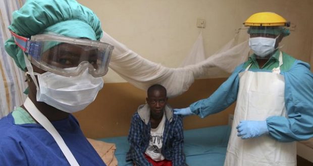 File photo: Doctors attend to a Lassa fever patient in Nigeria