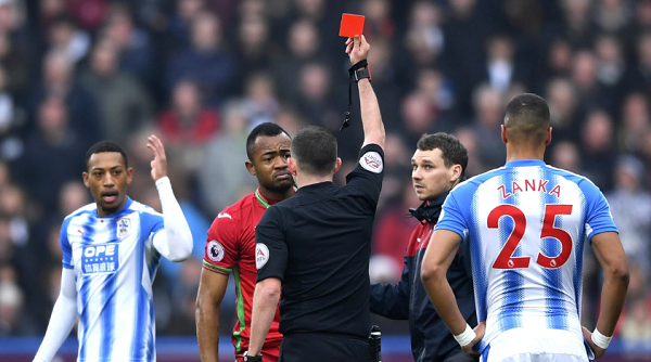 Swansea consider Ayew red card appeal, Lampard insists he deserved it