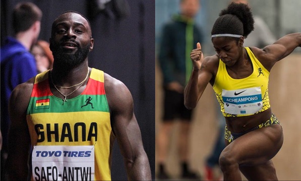 Sprinters: Sean Safo-Antwi and Gemma Acheampong