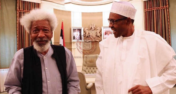 Wole Soyinka and President Buhari