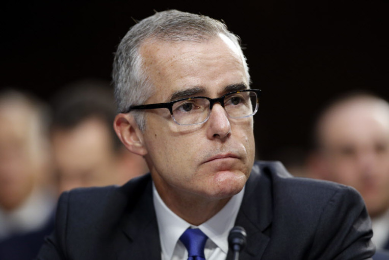 Ex-FBI Deputy Director Andrew McCabe