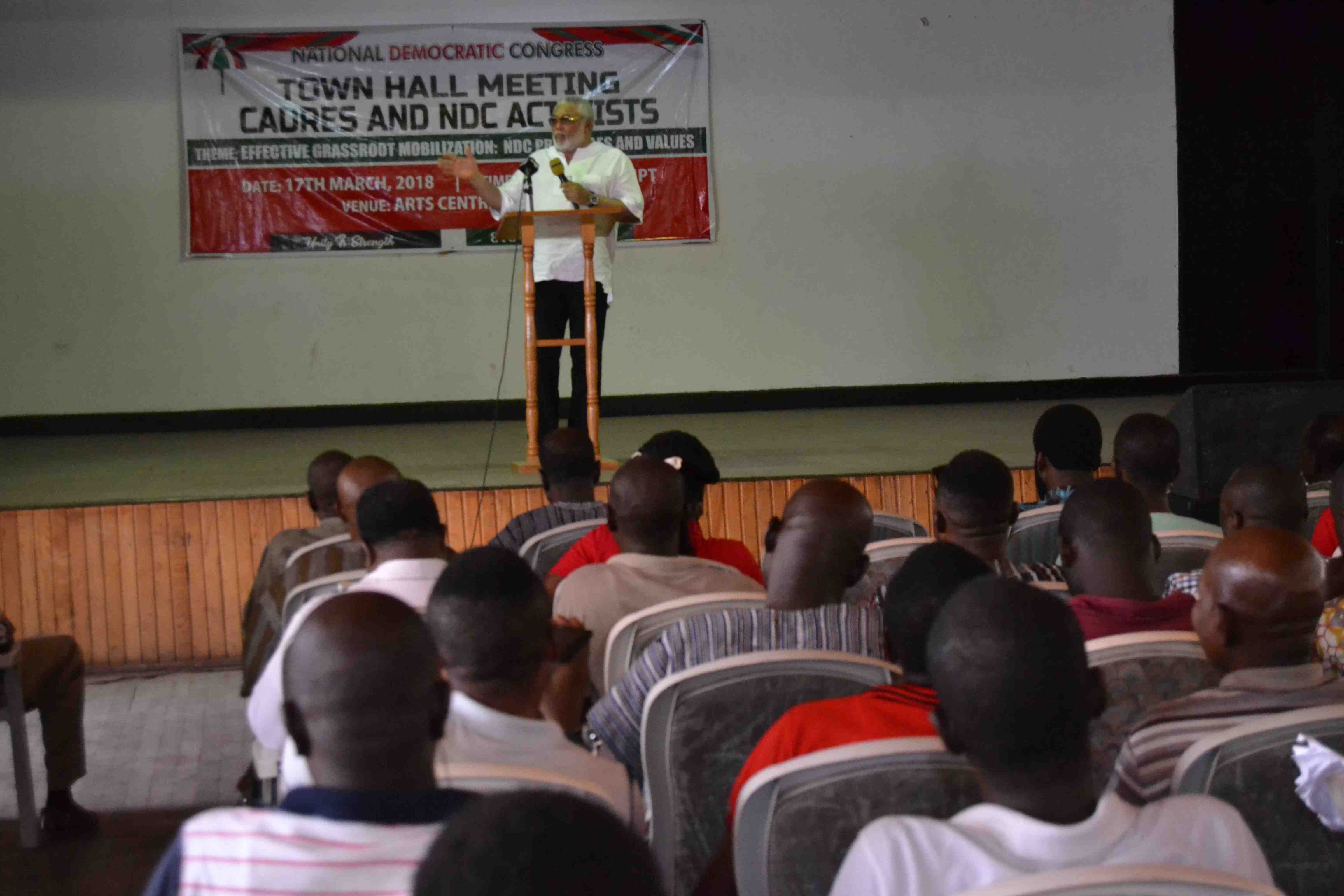 Rawlings: NDC has great people of integrity but…
