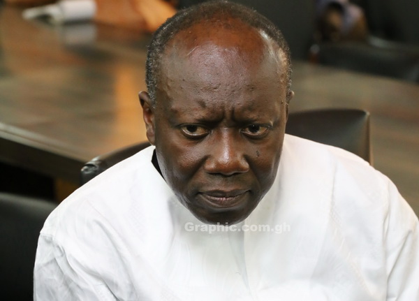 Minister of Finance, Mr Ken Ofori Atta