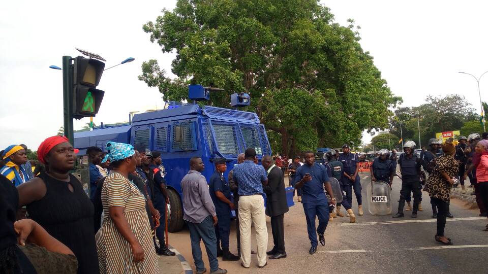Police disperse Koku Anyidoho supporters with teargas and water