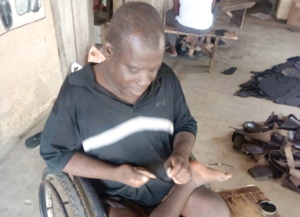 Joe Mends, the leader of the foundation at work 