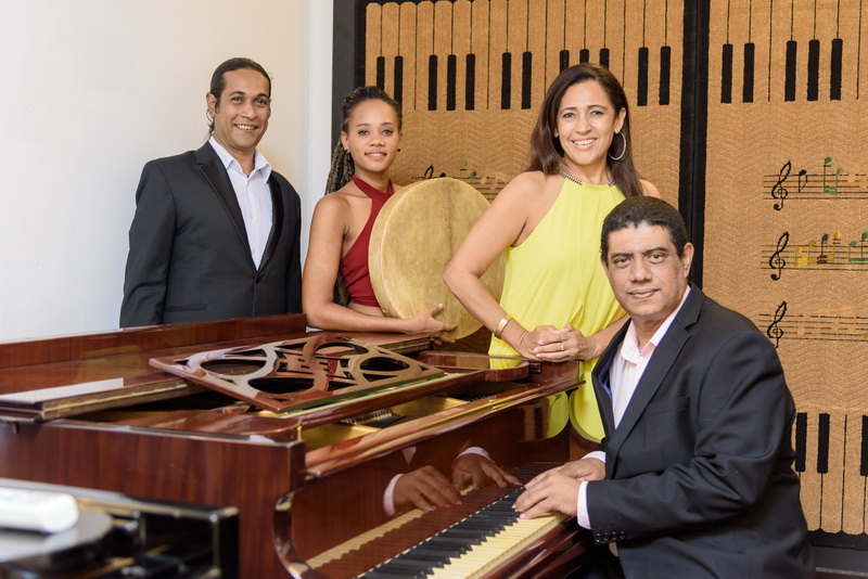 The four-member Opera Mauritius team