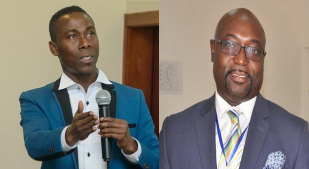 Mr. Jonathan Osei Owusu, Convener, UPR CSOs &amp; Executive Director, POS Foundation and Mr. William Nyarko, Executive Director, ACILA