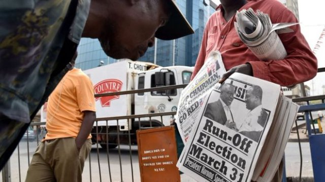 Sierra Leone votes in delayed run-off