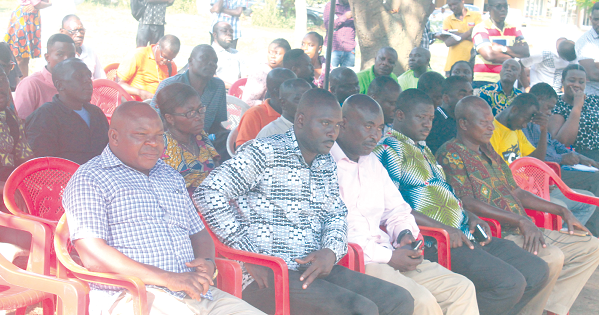 Some ISD staff at the durbar