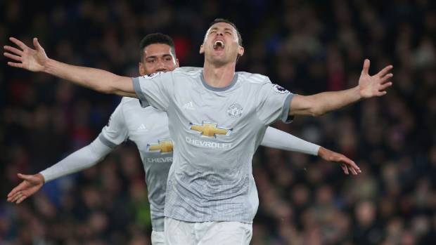 Nemanja Matic scored a stunning stoppage-time winner