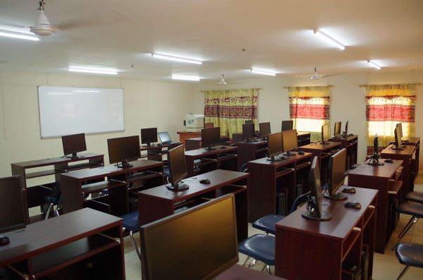 The newly refurbished computer lab
