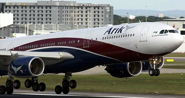 Arik Air plane makes emergency landing in Ghana after smoke oozes from cabin