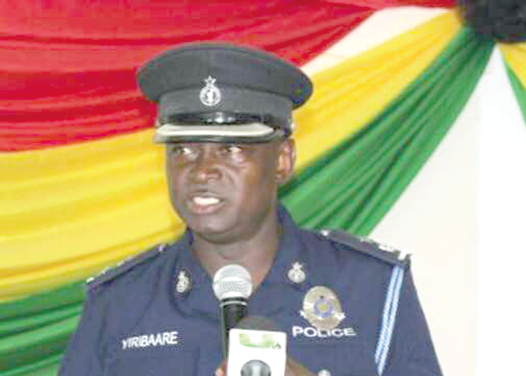 Chief Superintendent of Police Mr Francis Yiribaare, Amasaman Divisional Police Commander