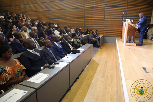 President Akufo-Addo addressing the 2018 Oxford Africa Conference