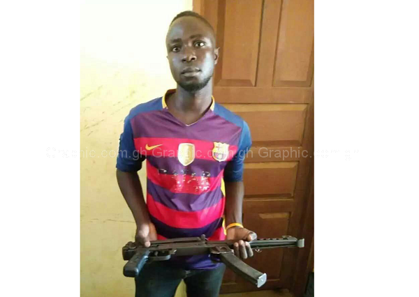 The suspect, Mensah Lare