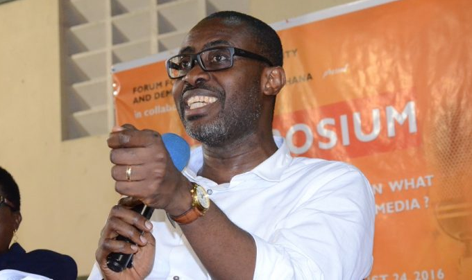 Leading member of OccupyGhana, Ace Anan Ankomah