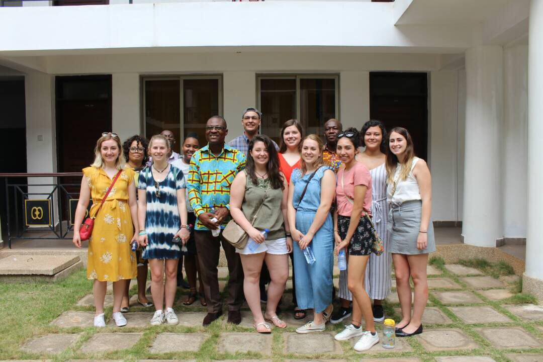 American students visit Ghana