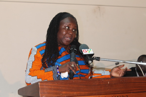 Dean of the School of Information and Communication Studies of the University of Ghana, Legon, Professor Audrey Gadzekpo