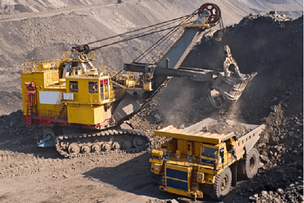A typical mining site in Ghana