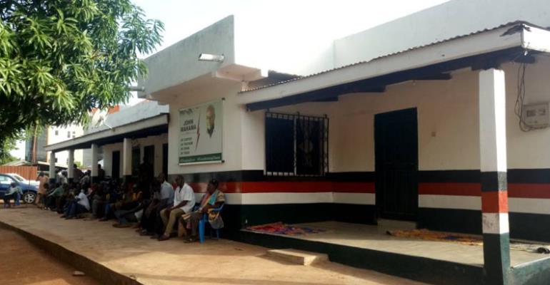 Some aspirants at the party office in Tamale