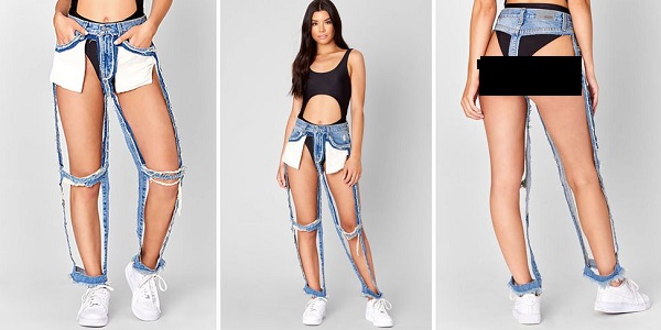Denim brand debuts bizarre jeans cut for $168