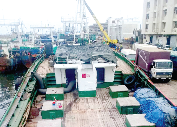 Marine 711, the vessel from which the three Korean sailors were kidnapped